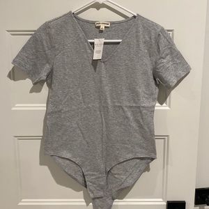 Gray bodysuit